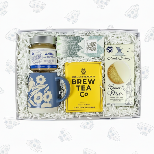 Tea Time Box - Pure White Background Teacups Preserved