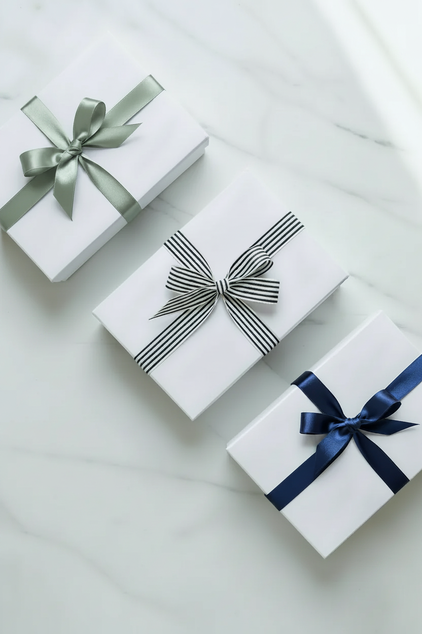 Clean Marble Gift Boxes Fresh Light