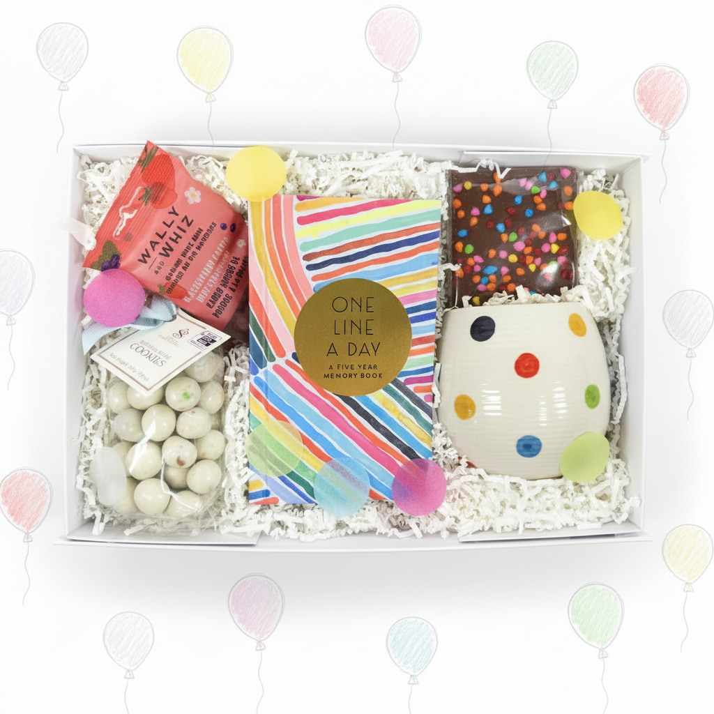 Birthday Gift Box - Balloon Sketches