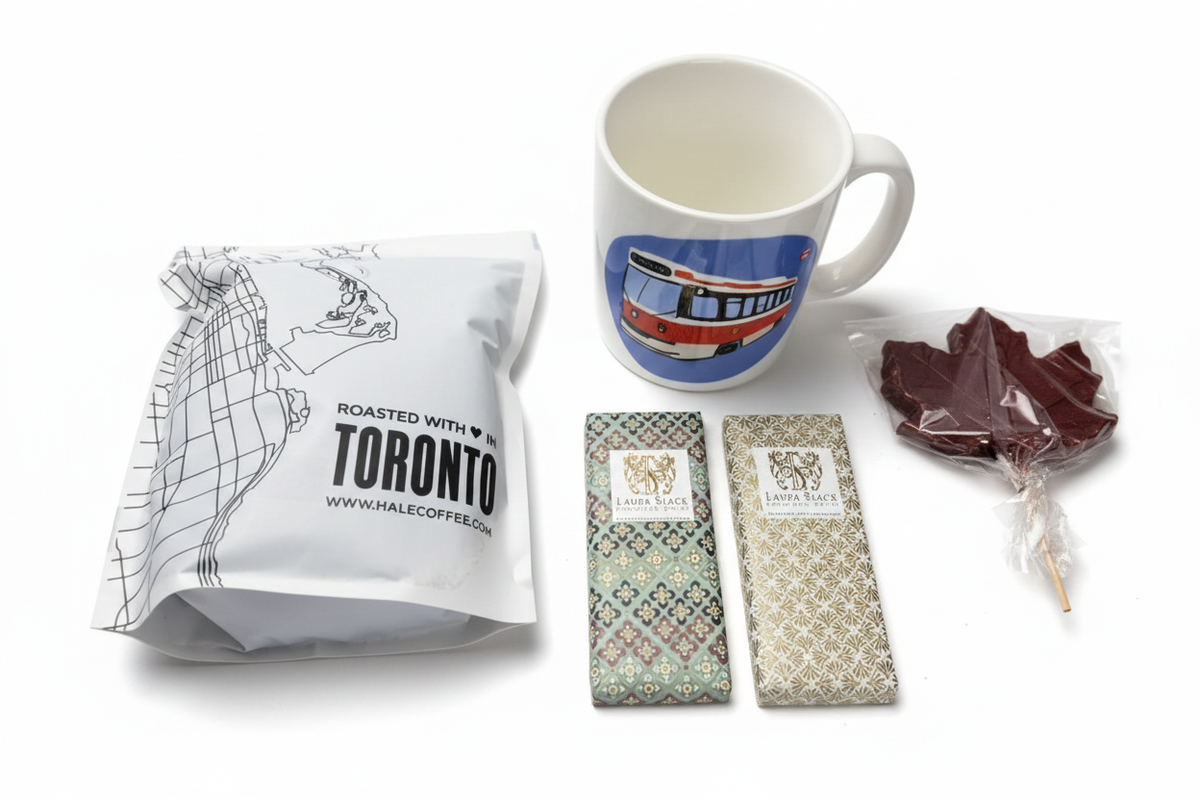 Cleaned flat-lay gift products on pure white