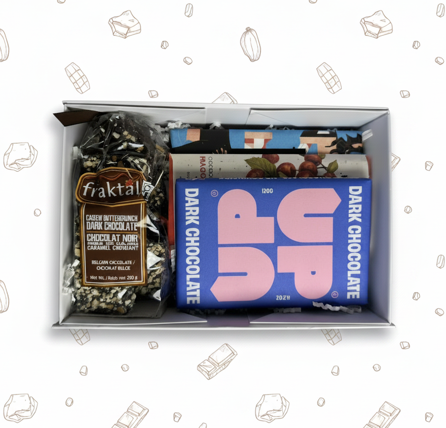 Exact box on the supplied chocolate pattern