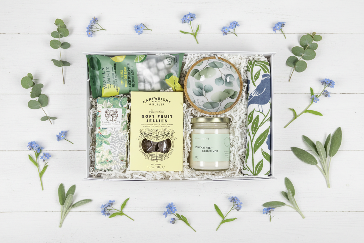 Garden Gift Box Flatlay