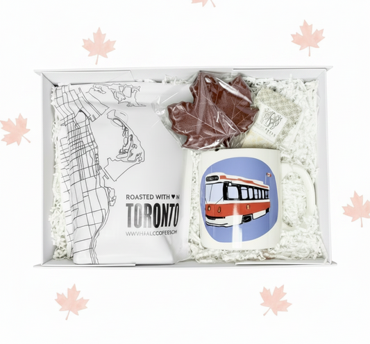 Toronto Box - White Background More Maple Leaves